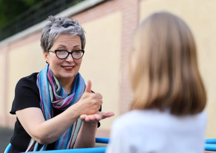 School-based Sign Language Interpreter with student