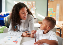 Behavior Specialist with Student